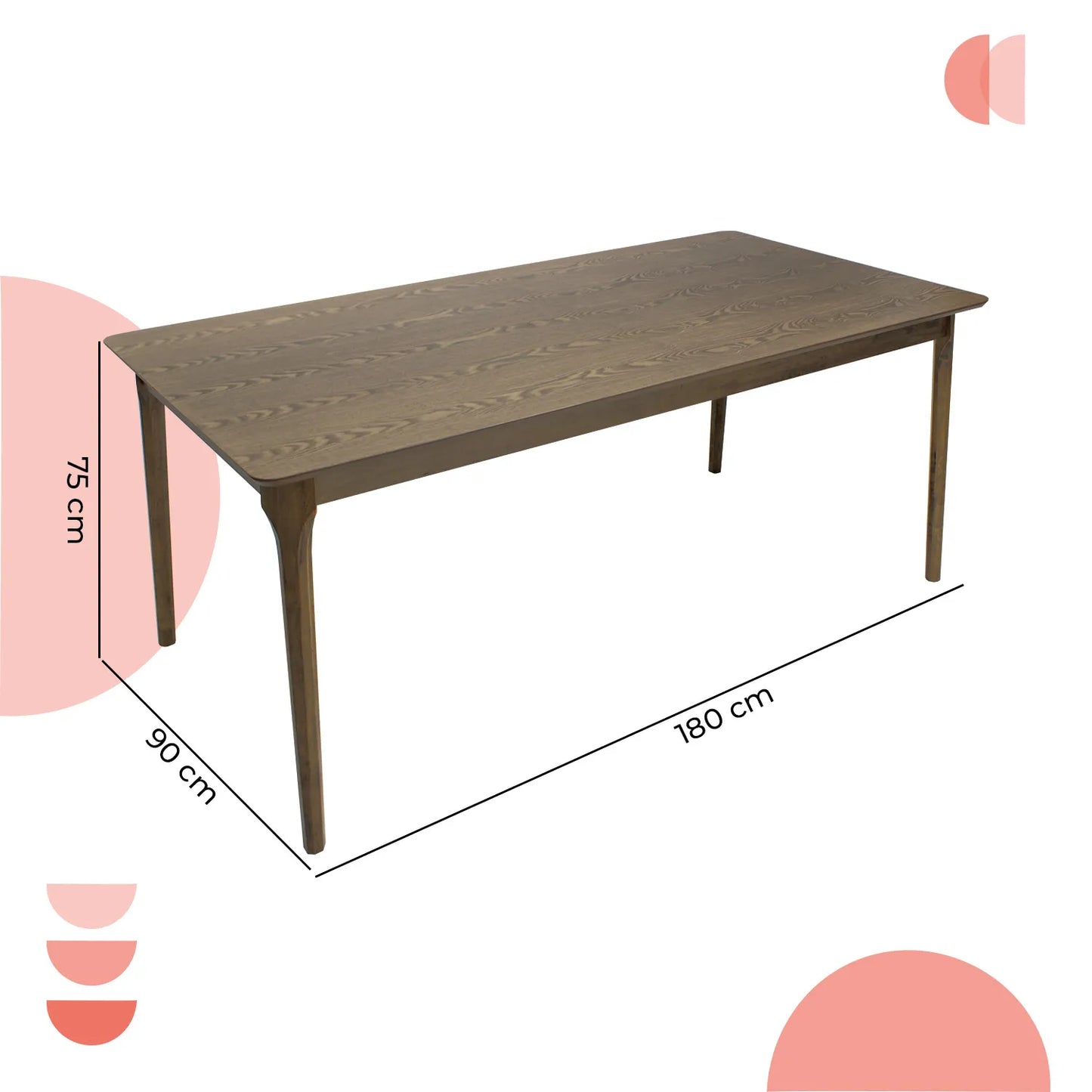 Comedor Peniche+Viseo 1.80m 6 Personas