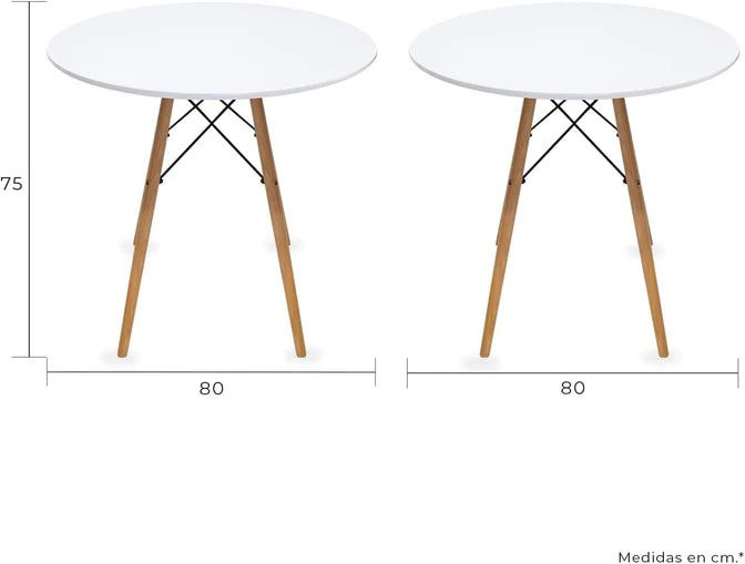 Mesa Eames de .80cm