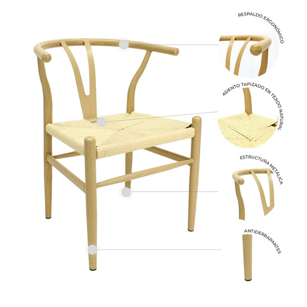 Silla Micerino Metal