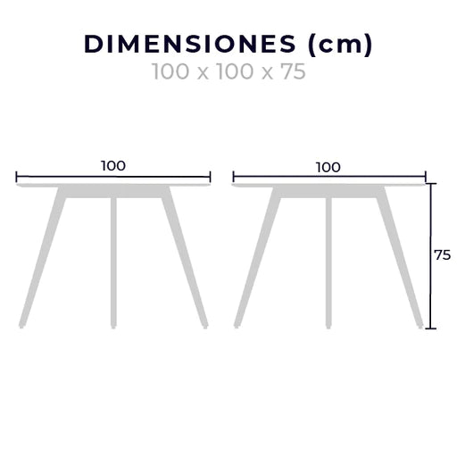 Mesa Frankfurt 1M de Diametro