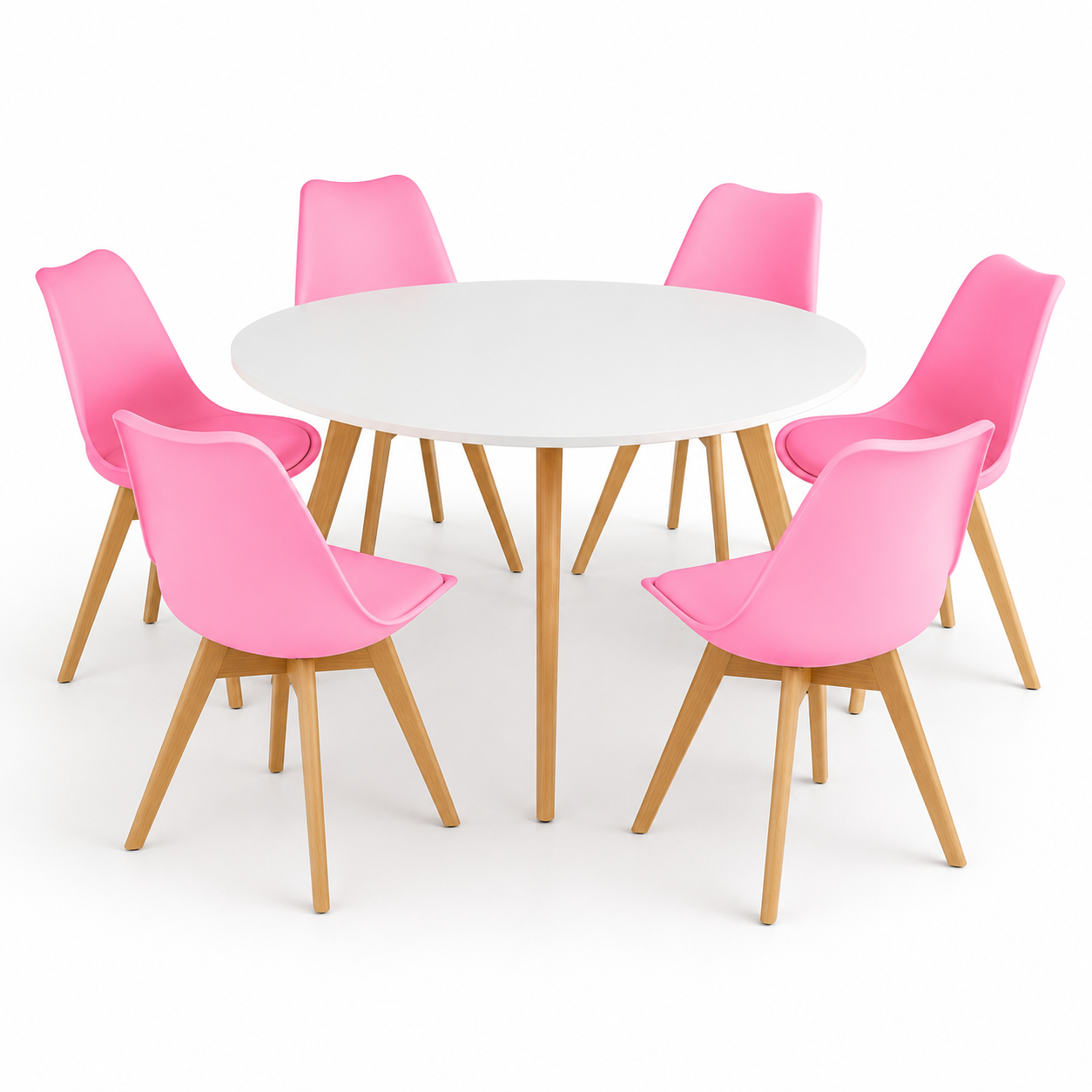 Comedor para 6 Personas Frankfurt Mesa Blanca
