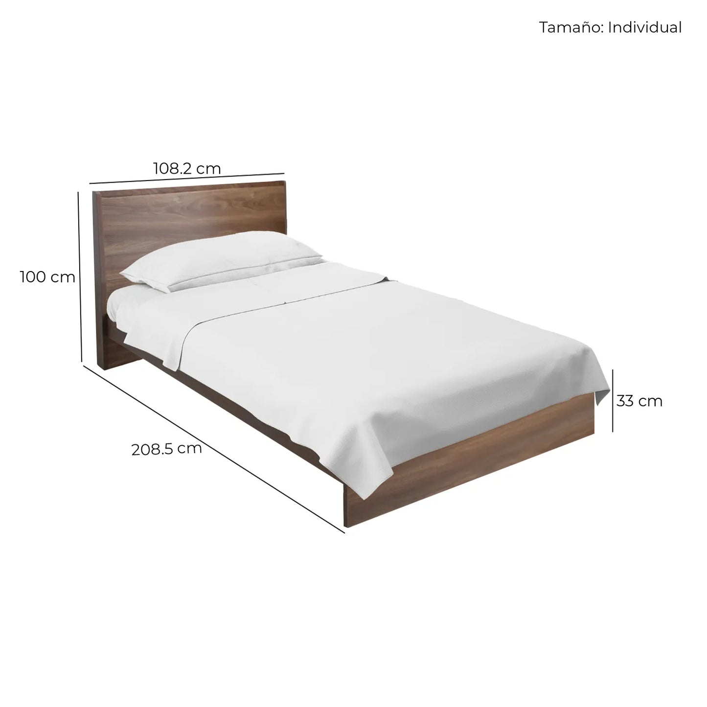 Cama Marsala Nogal