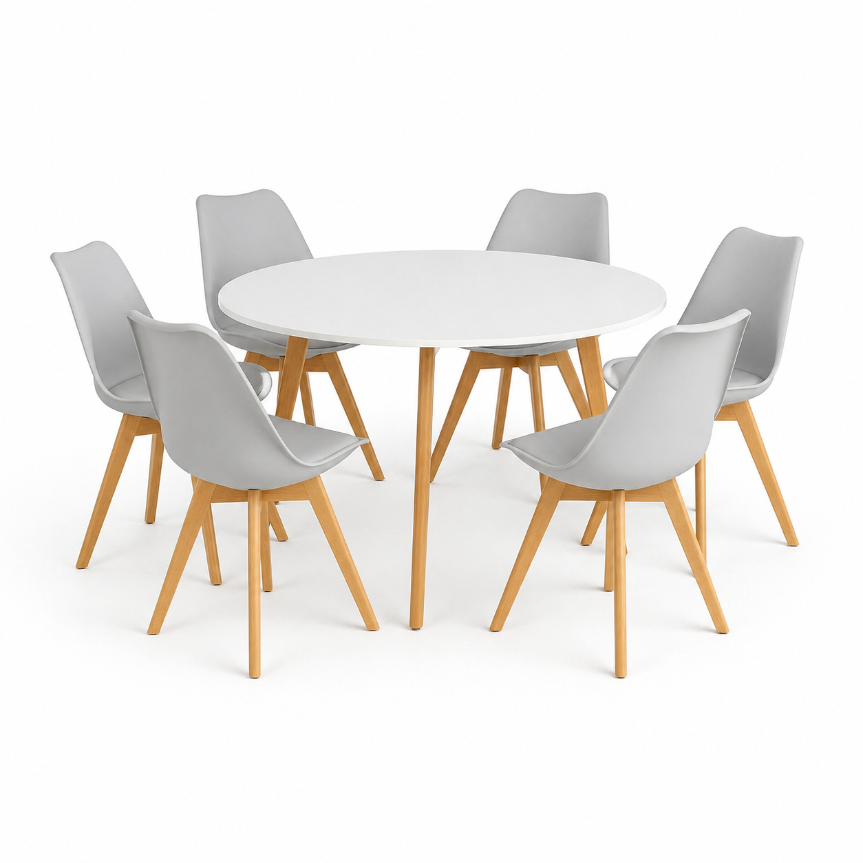 Comedor para 6 Personas Frankfurt Mesa Blanca