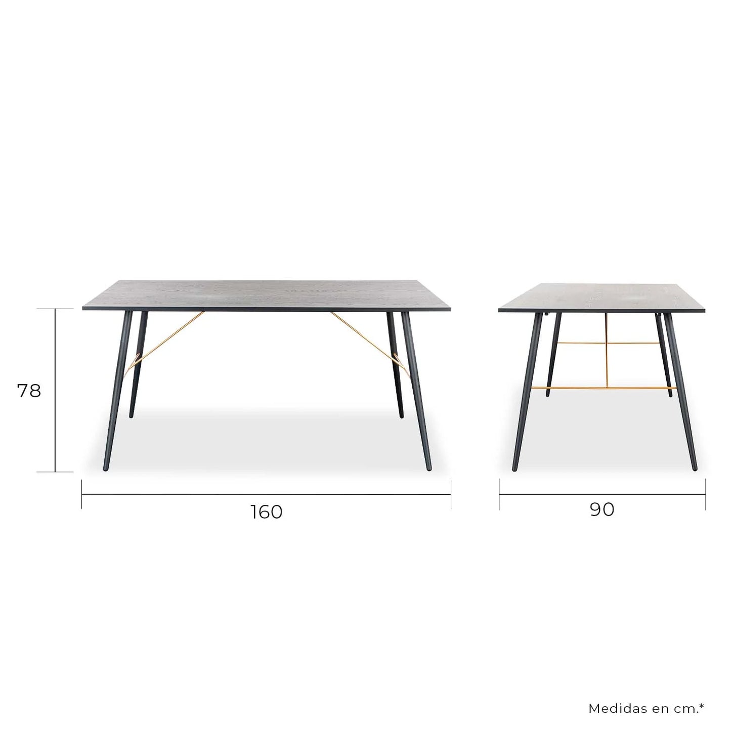 Comedor Treviso 4 Personas Mesa Luxo