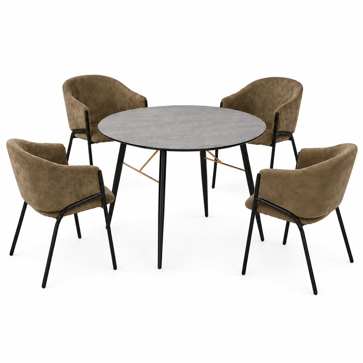 Comedor de 1m de Diametro ONNO+ISOLLA 4 personas