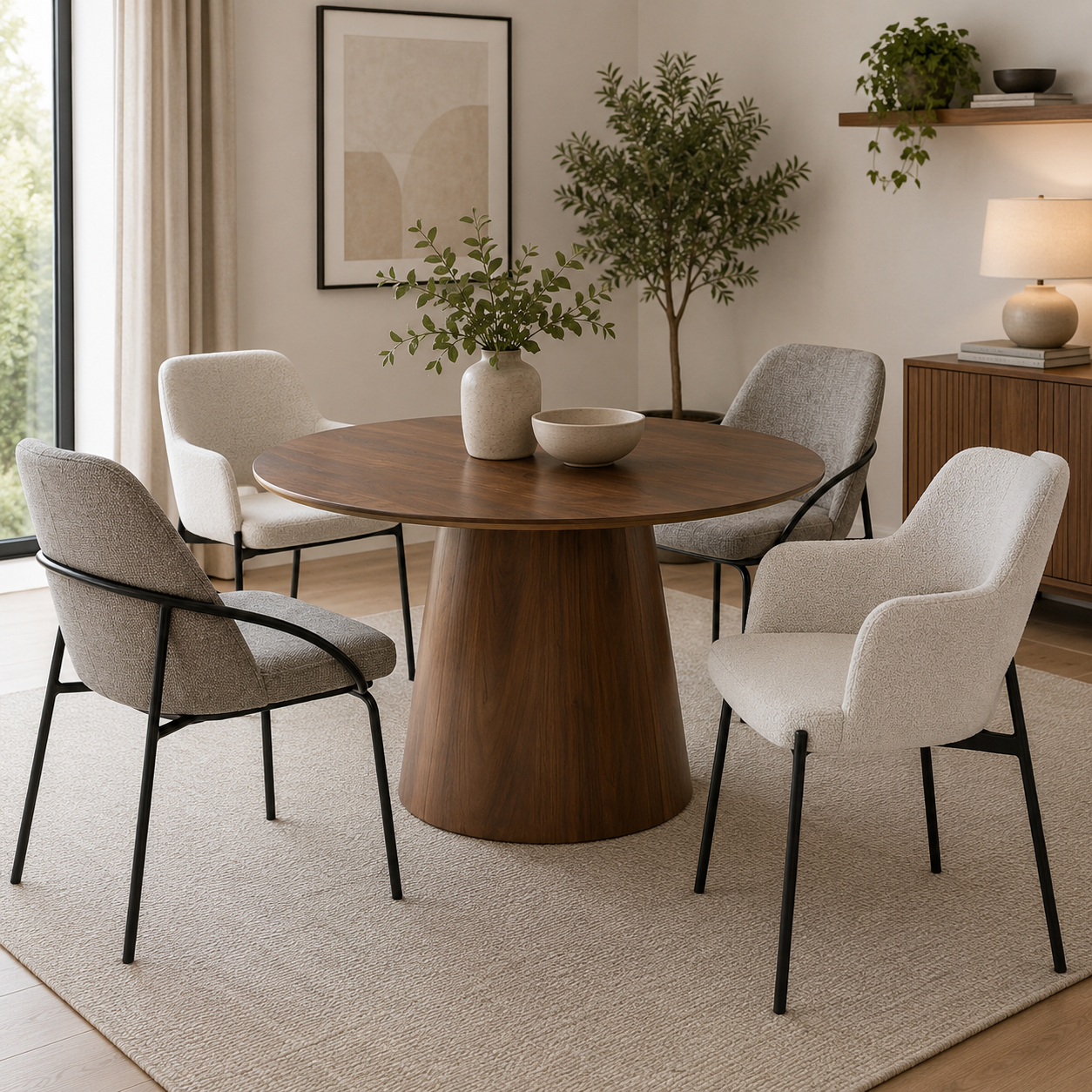 Comedor Padar Budelli+Scholla 4 Personas