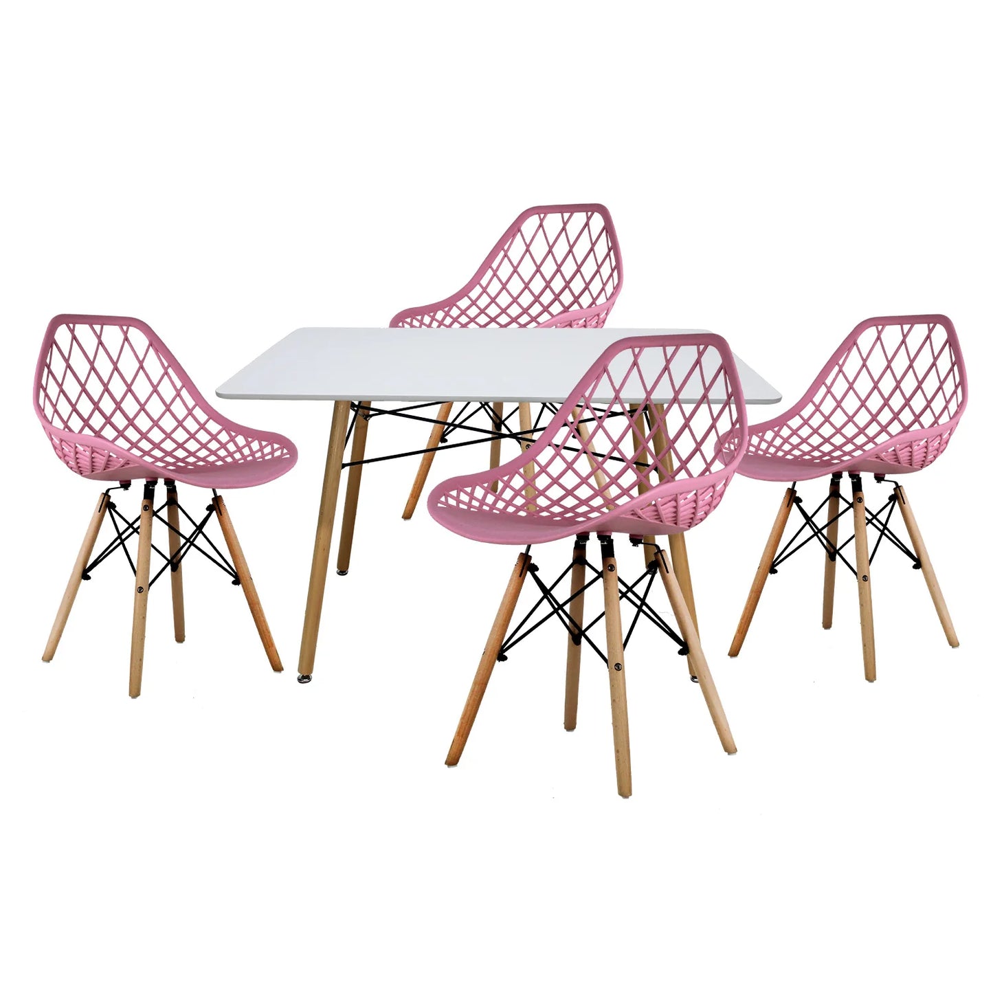 Comedor Vento 1.20m Rectangular Mel Blanco