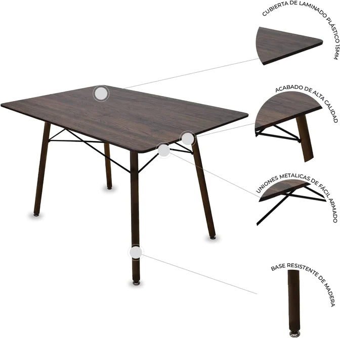 Mesa Eames Rectangular