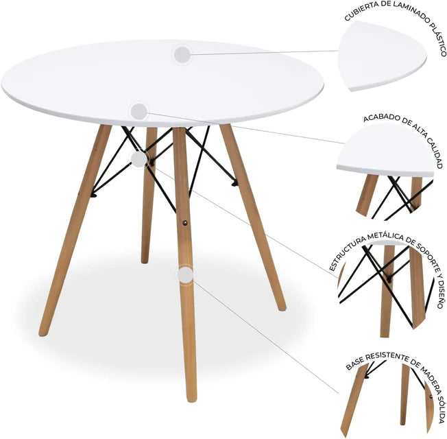 Mesa Eames de .80cm