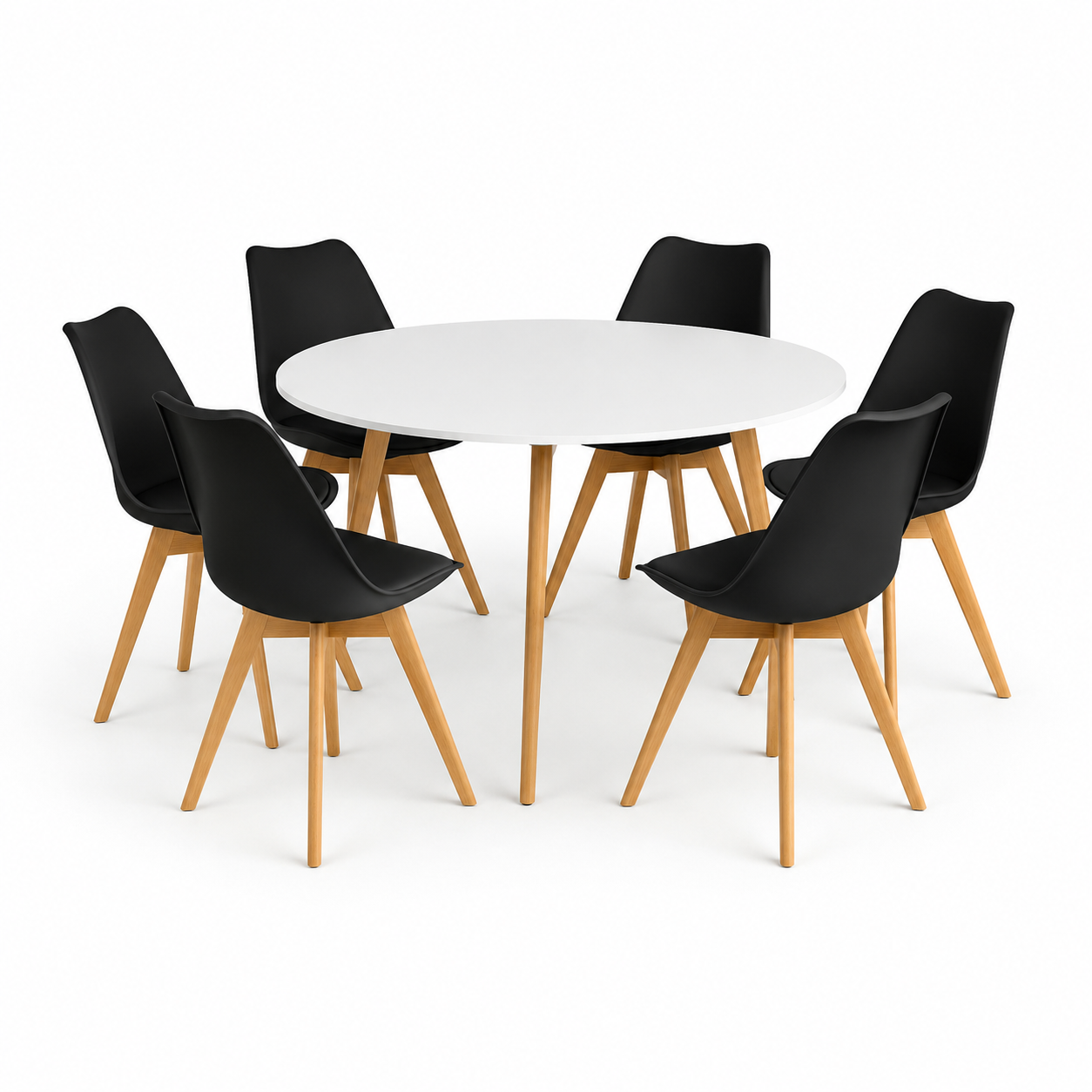 Comedor para 6 Personas Frankfurt Mesa Blanca