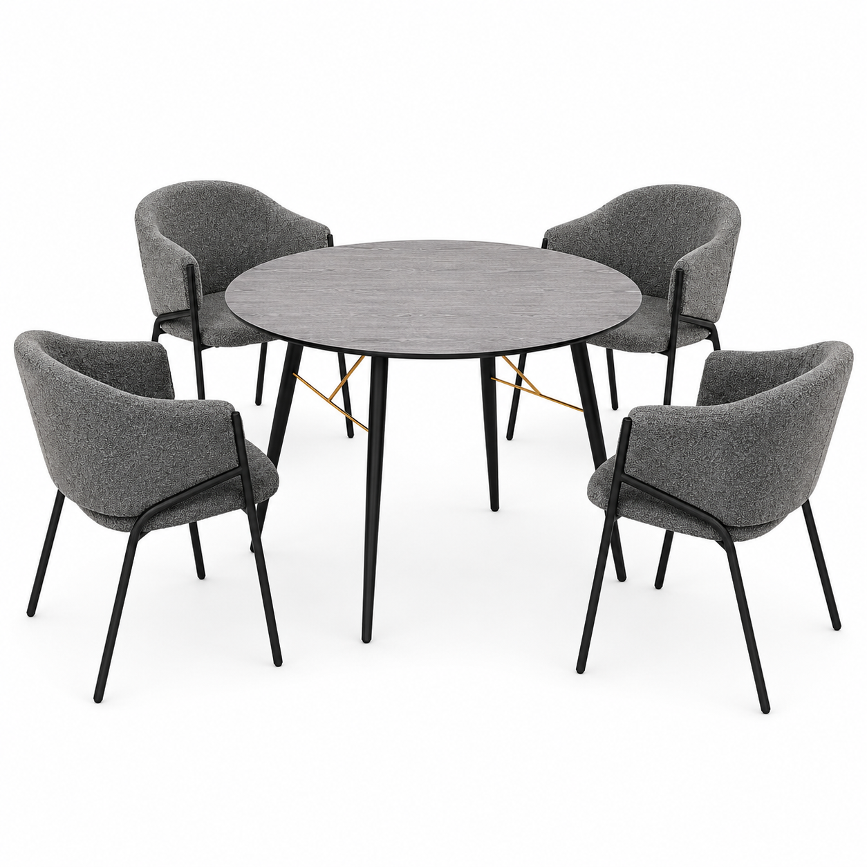 Comedor de 1m de Diametro ONNO+ISOLLA 4 personas