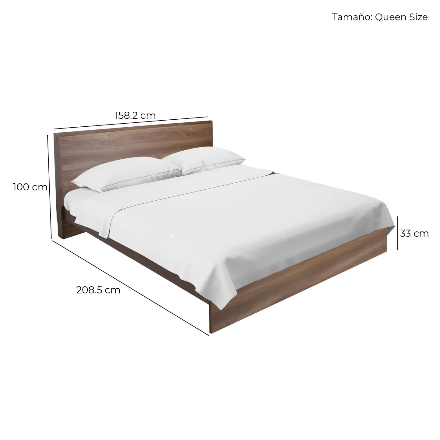 Cama Marsala Nogal