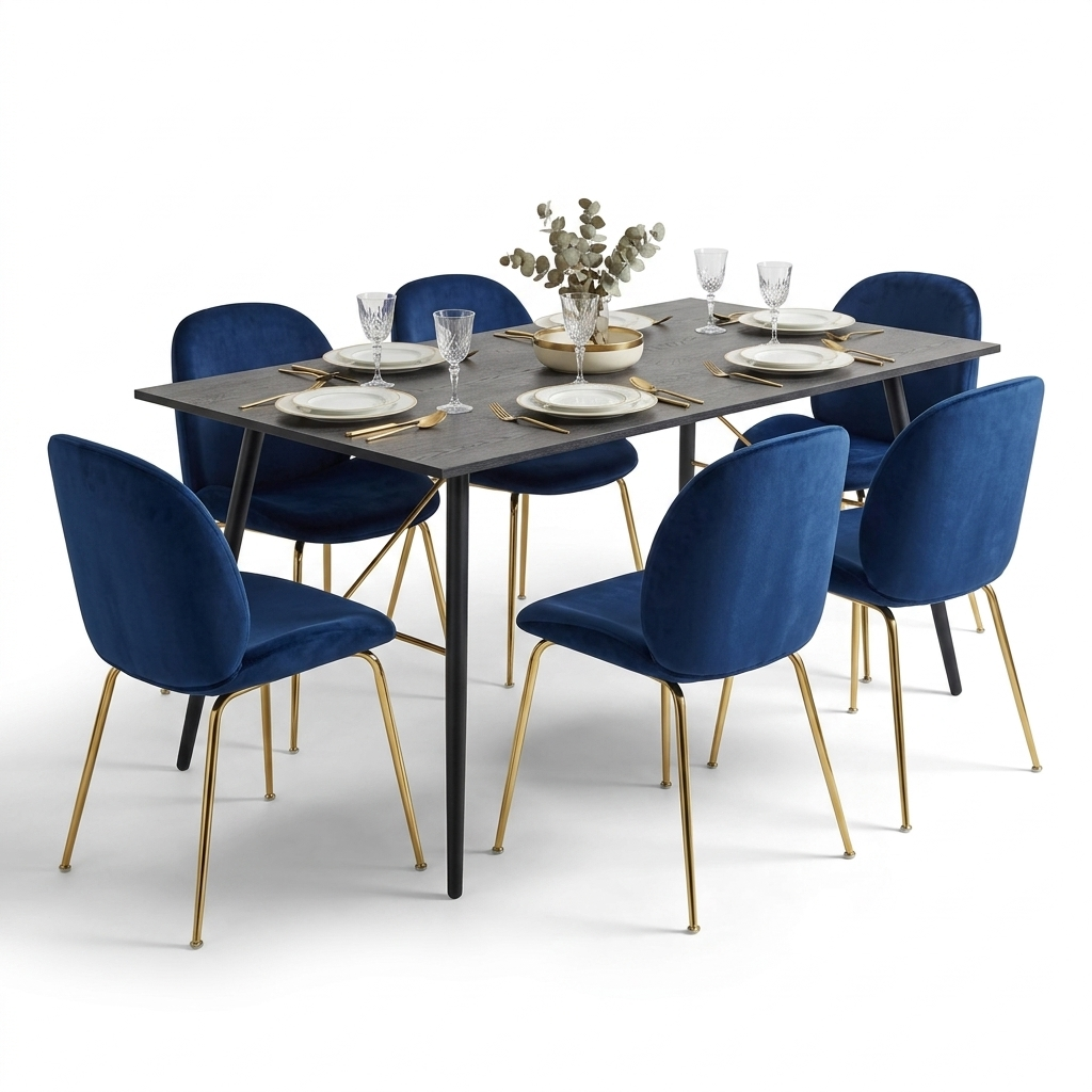 Comedor Treviso 4 Personas Mesa Luxo