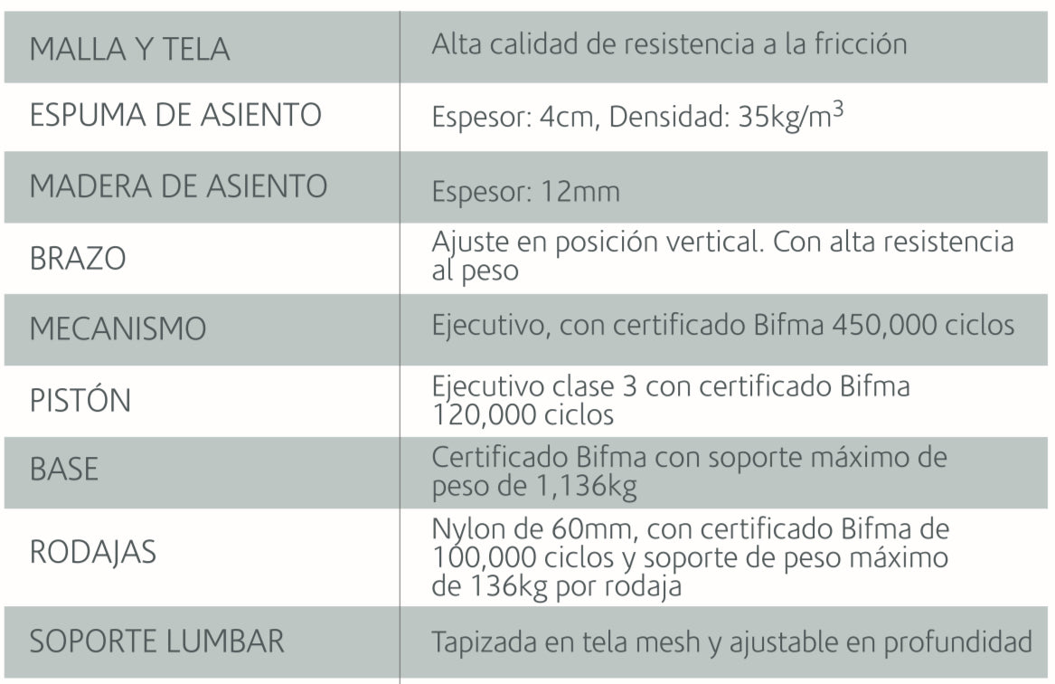 Silla Secretarial Samos