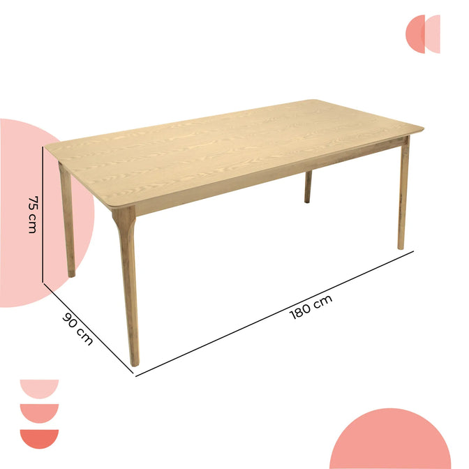 Comedor Madeira Rectangular 180x90m