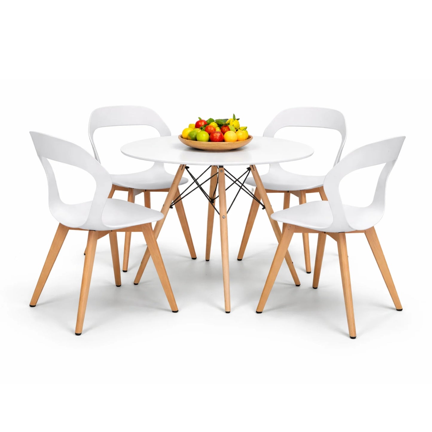 Comedor Moura con Mesa Eames 0.80m Blanco