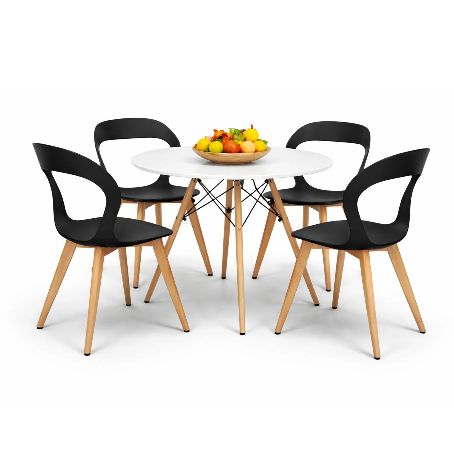 Comedor Moura con Mesa Eames 0.80m Blanco