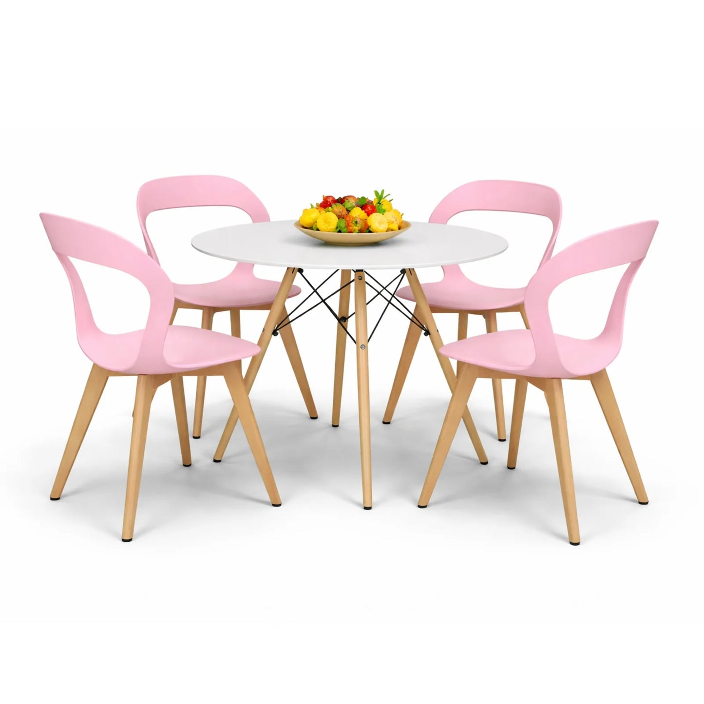 Comedor Moura con Mesa Eames 0.80m Blanco