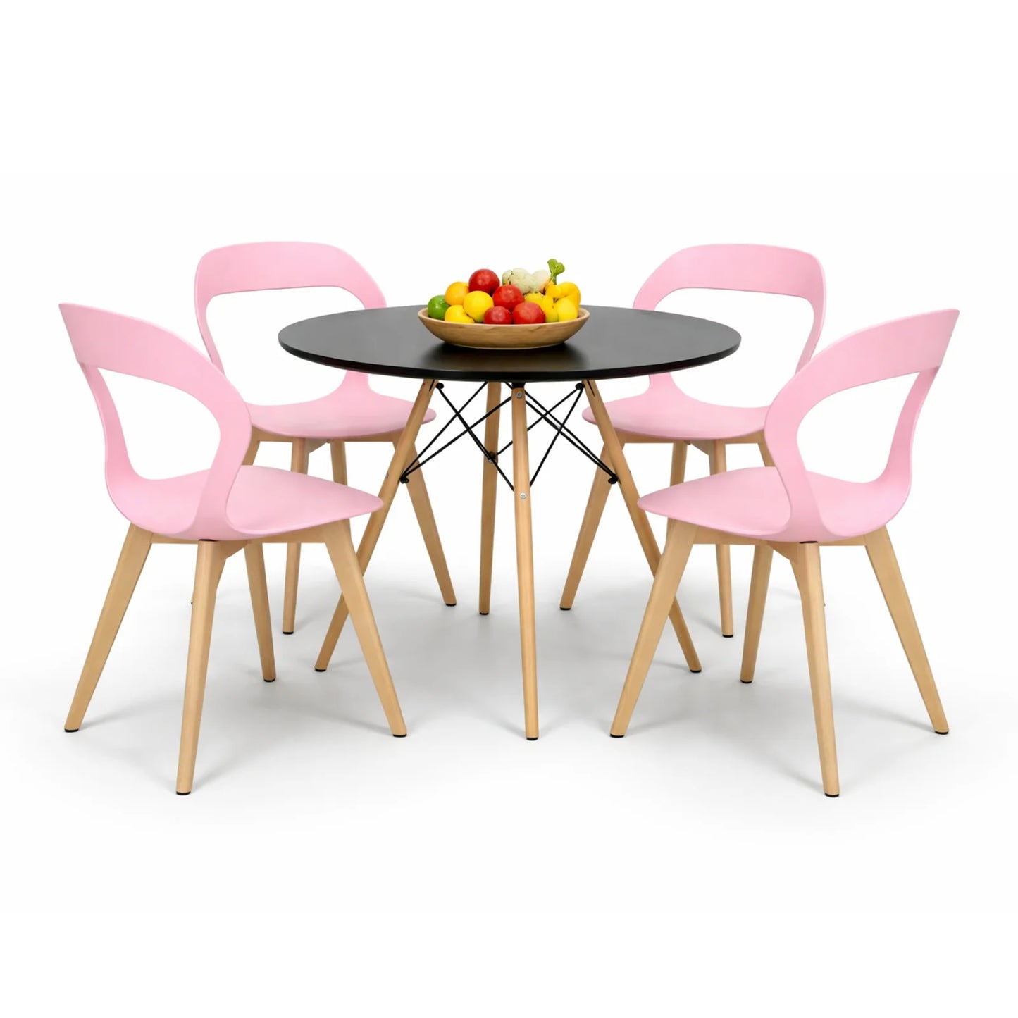 Comedor Moura con Mesa Eames 0.80m Negro