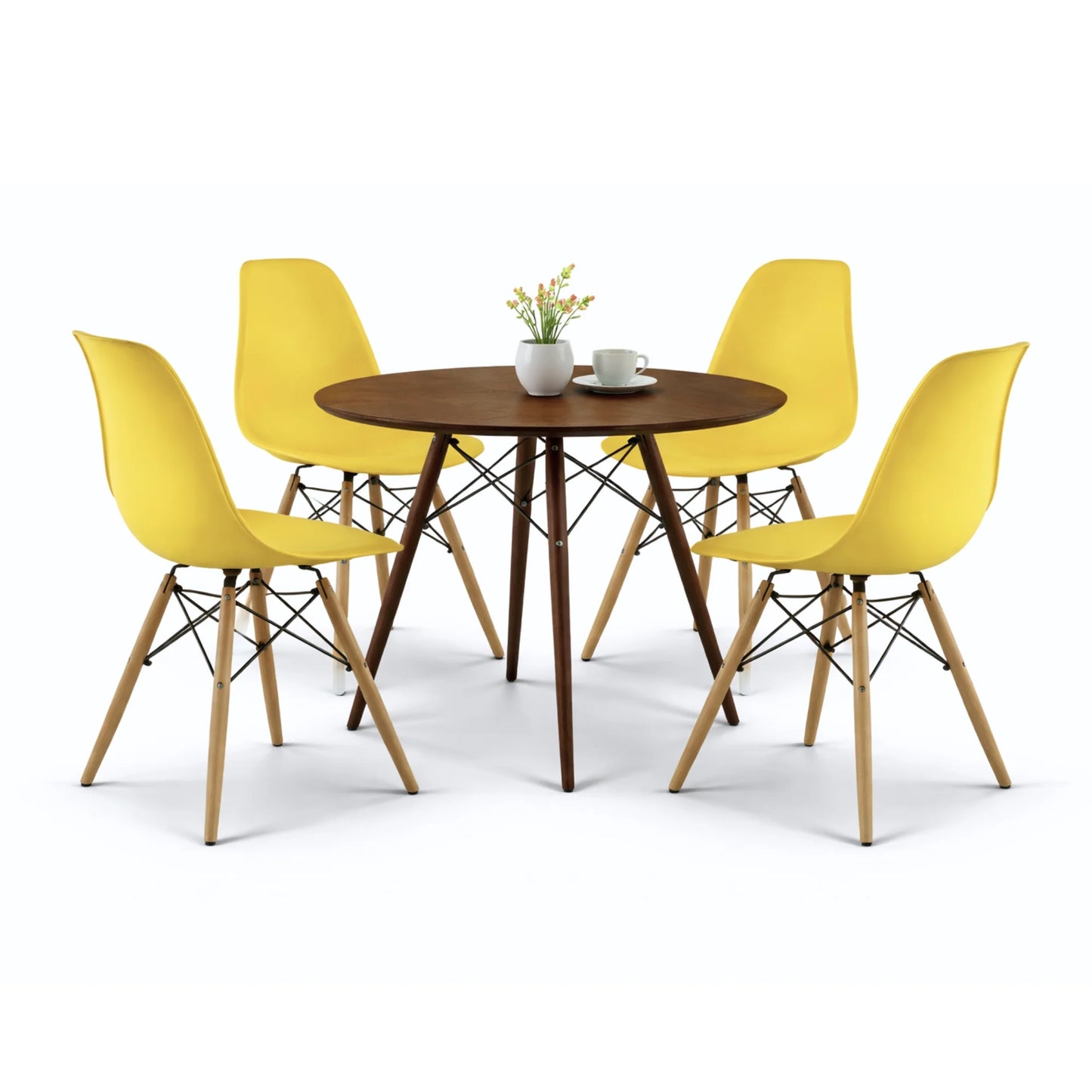 Comedor Eames Mesa 0.80m Nogal