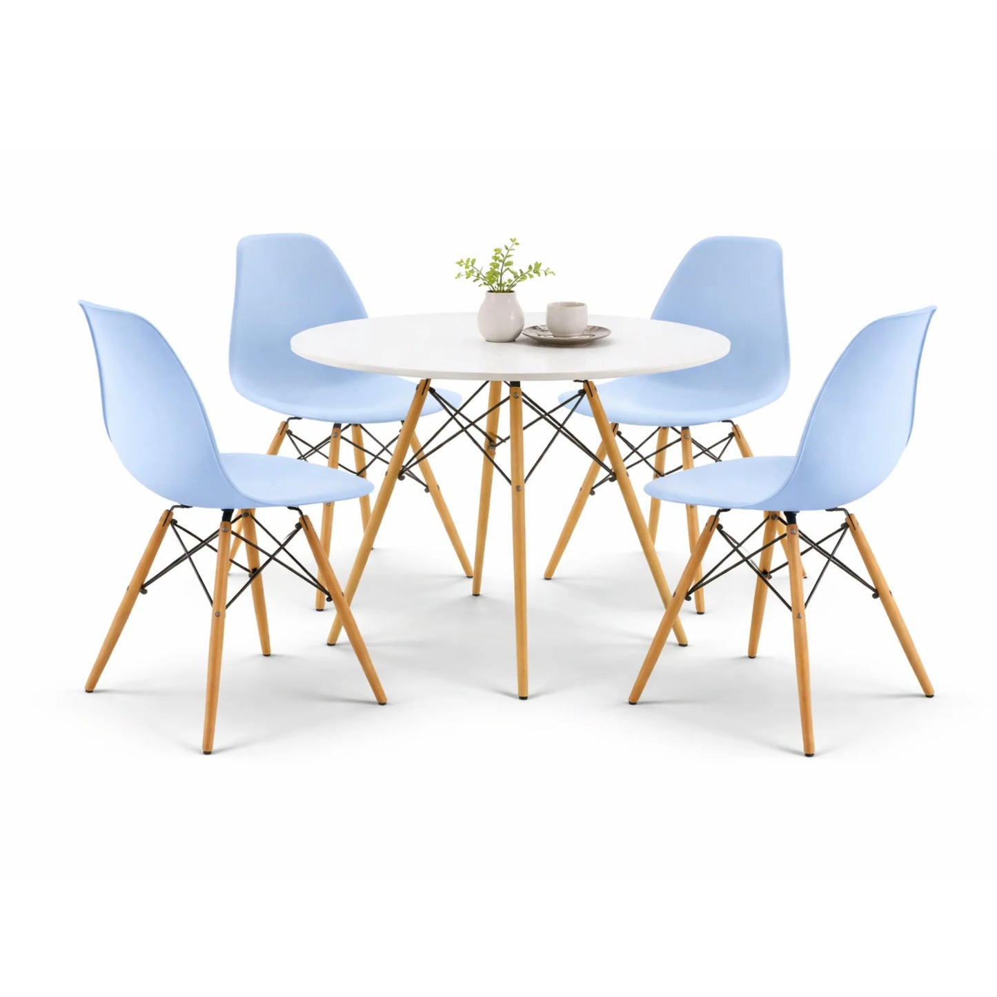 Comedor Eames Mesa 0.80m Blanco