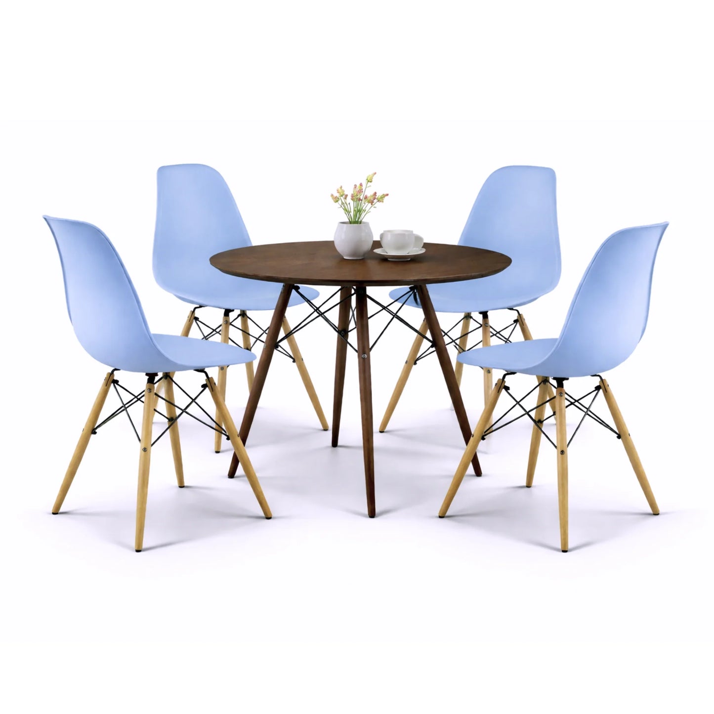 Comedor Eames Mesa 0.80m Nogal