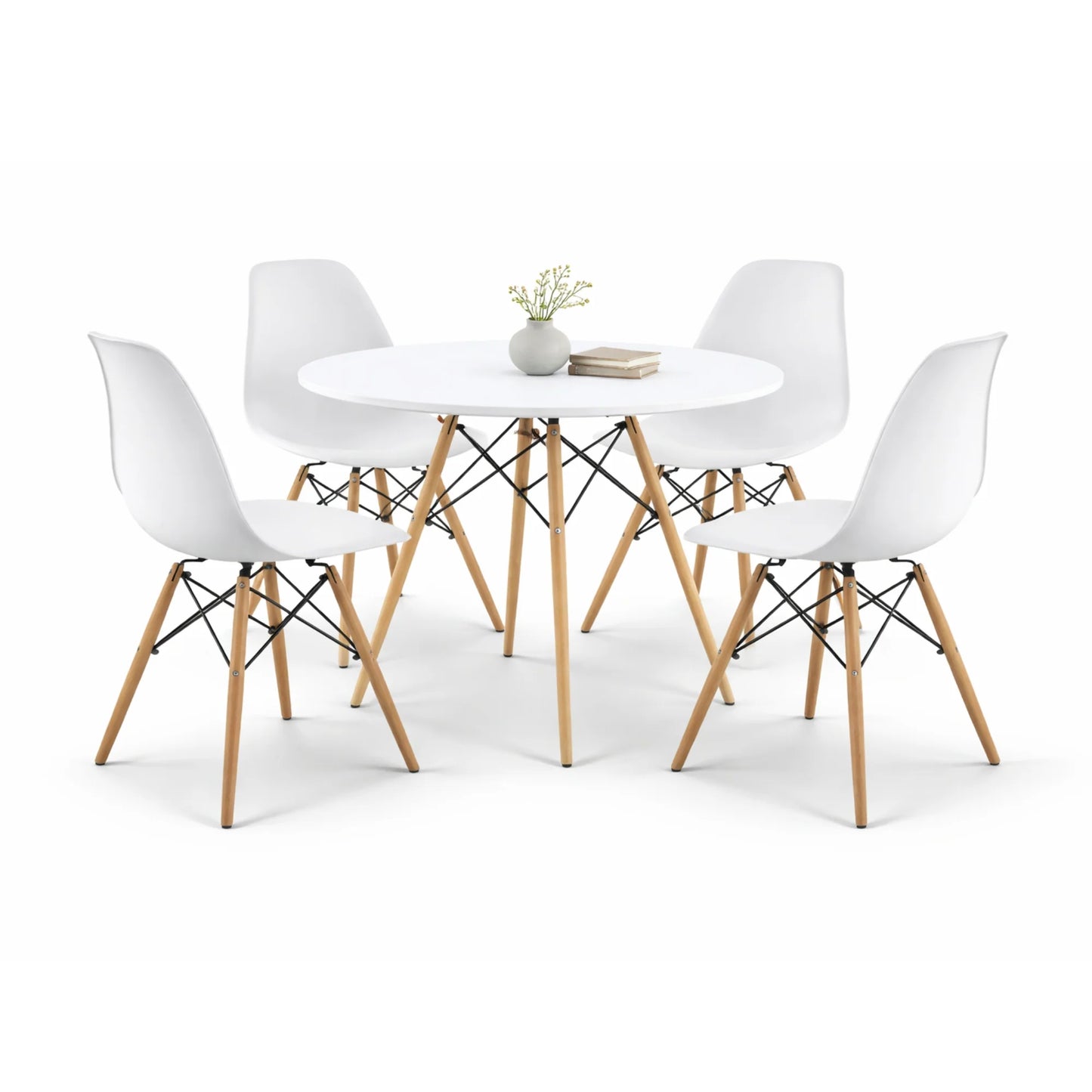 Comedor Eames Mesa 0.80m Blanco