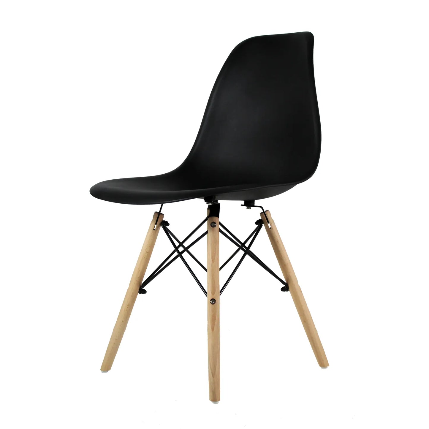 Comedor Eames Rectangular Mel Negro 120cm