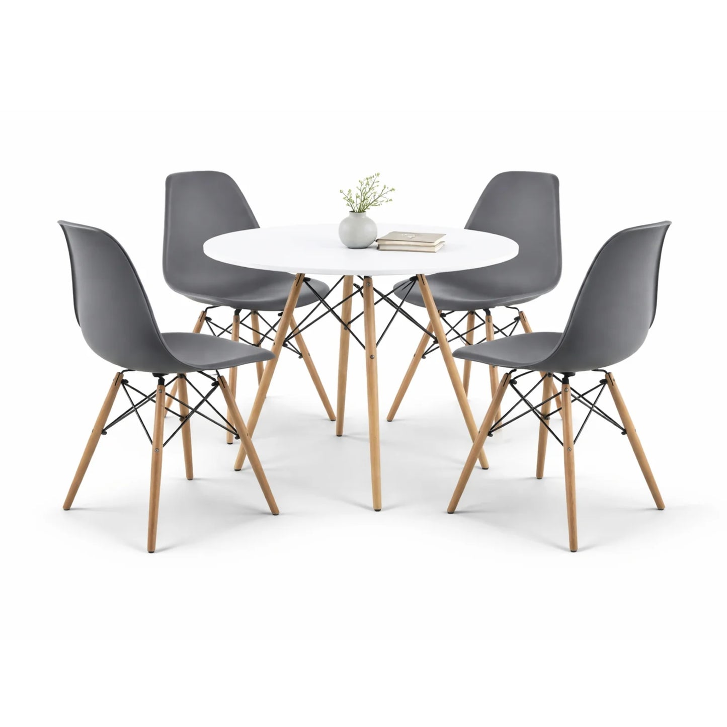 Comedor Eames Mesa 0.80m Blanco
