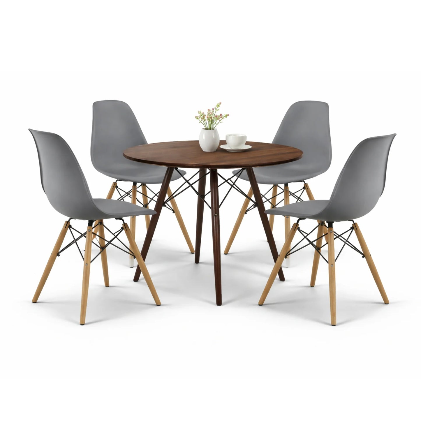 Comedor Eames Mesa 0.80m Nogal