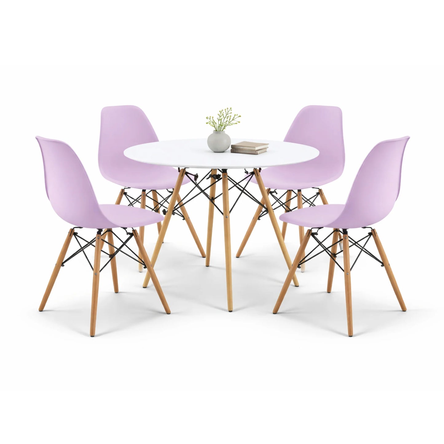 Comedor Eames Mesa 0.80m Blanco