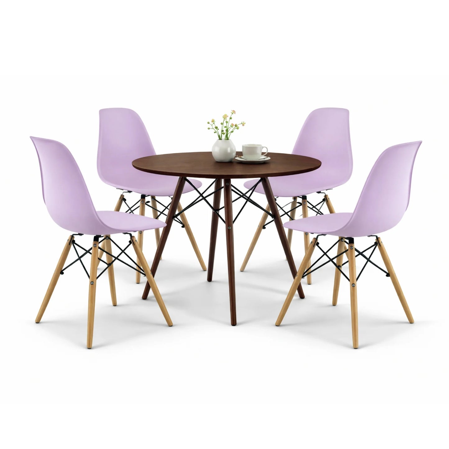 Comedor Eames Mesa 0.80m Nogal
