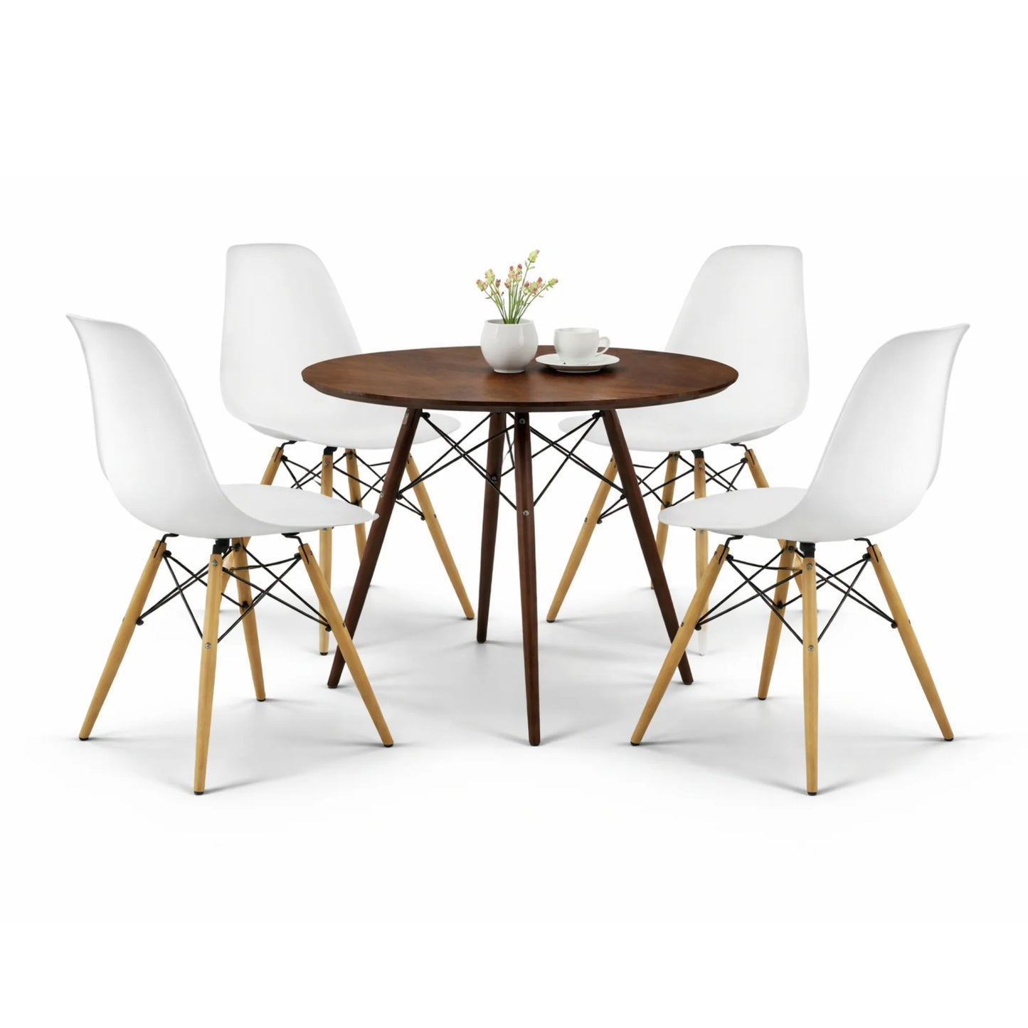 Comedor Eames Mesa 0.80m Nogal
