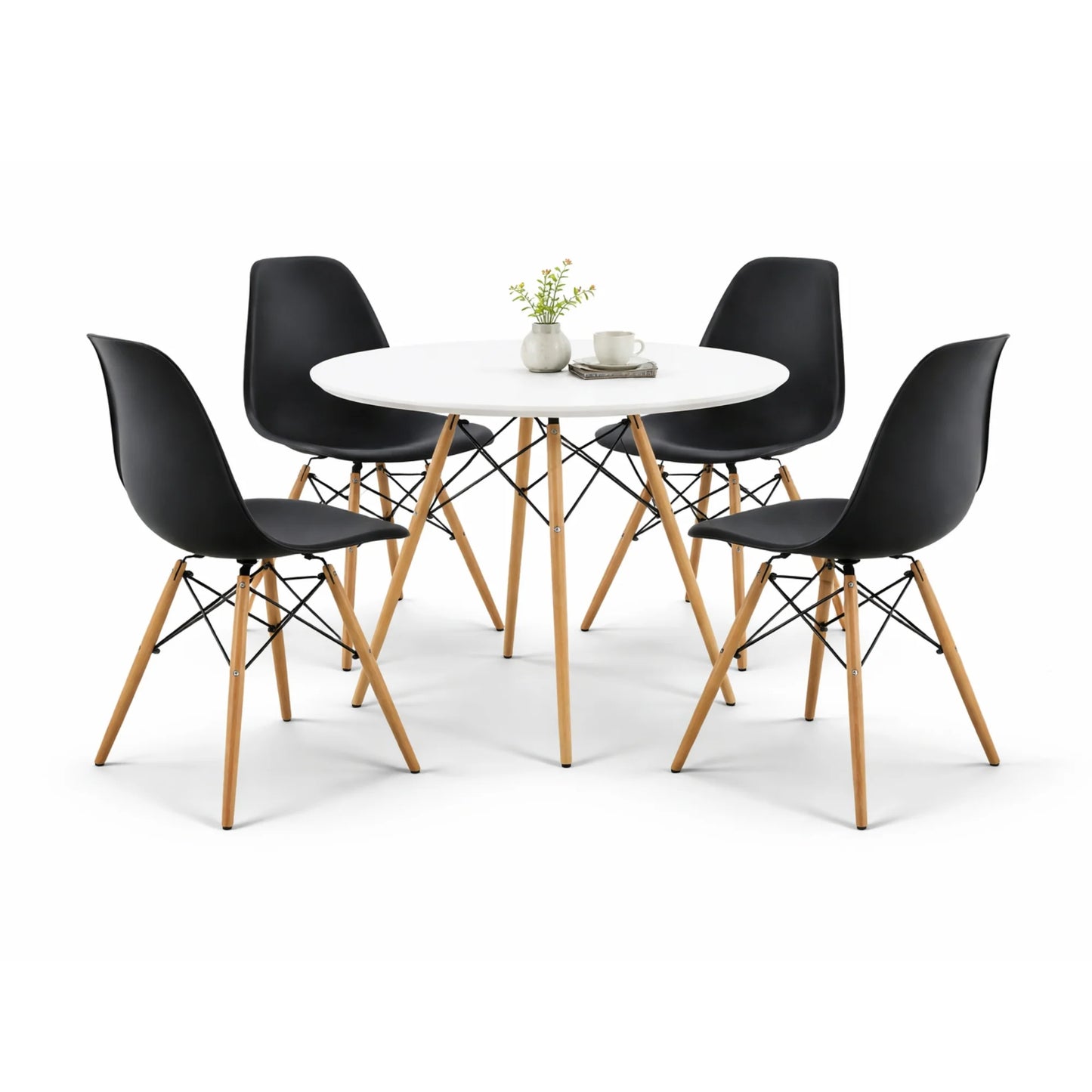 Comedor Eames Mesa 0.80m Blanco