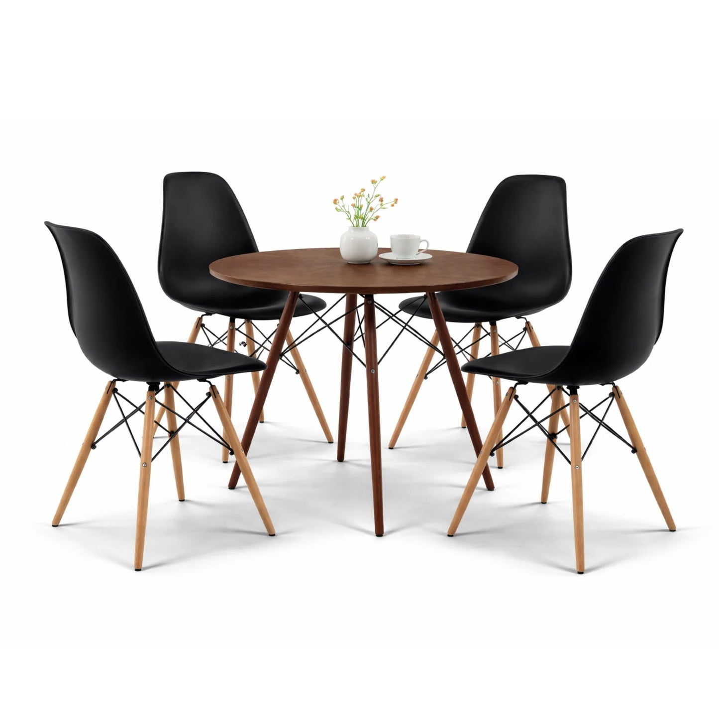 Comedor Eames Mesa 0.80m Nogal