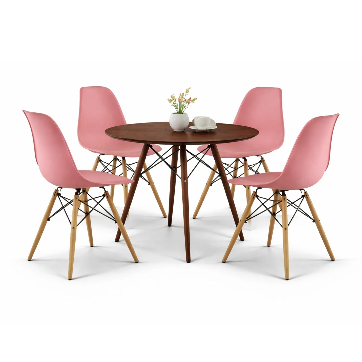 Comedor Eames Mesa 0.80m Nogal
