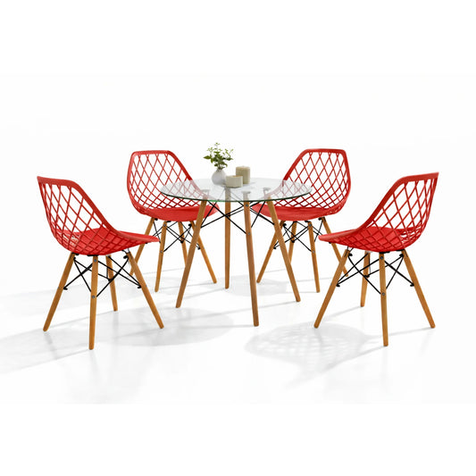 Comedor Vento Cristal 0.80m Cristal