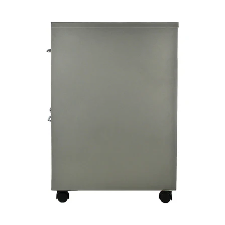 Archivero 2 Gavetas Móvil Gris