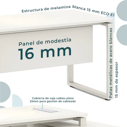 Escritorio Ejecutivo Zadar 160 Lateral