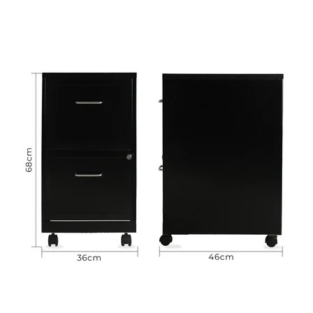 Archivero 2 Gavetas Móvil