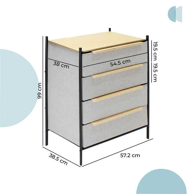 Organizador Pilsen 4 Cajones