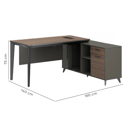 Escritorio Ejecutivo Lateral 160