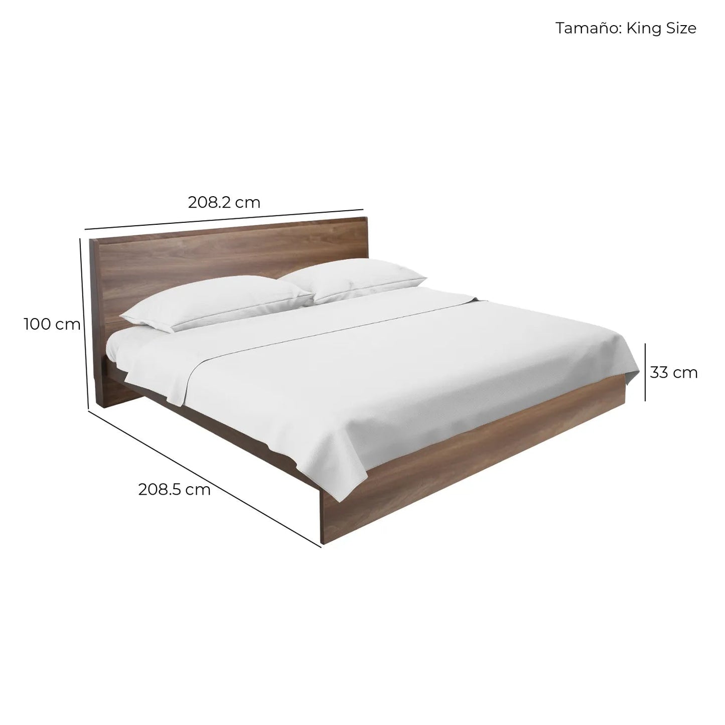 Cama Marsala Nogal